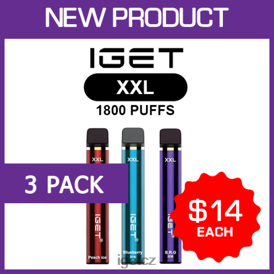 IEGT Vape Shop xxl - 1800 šluků - 3 bal 4VN8F0463