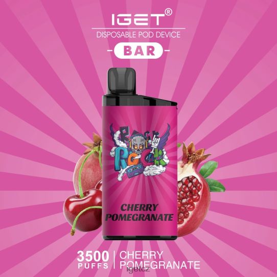 IEGT Vape Wholesale bar - 3500 šluků 4VN8F0578 třešňové granátové jablko