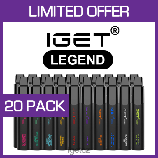 IEGT Vapes Bulk Cheap legend - 4000 tahů - 20 bal 4VN8F0532