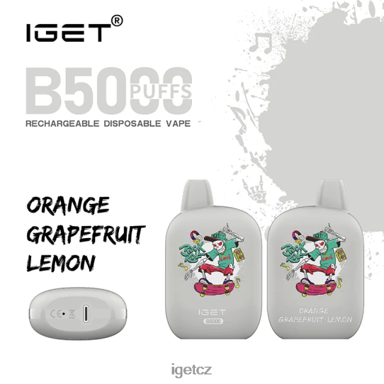 IEGT Brno b5000 4VN8F0319 pomeranč grapefruit citron