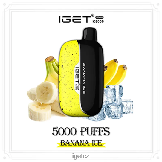 IEGT Vape Wholesale moon 5000 potahů 4VN8F0221 banánový led