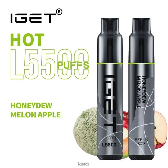 IEGT Vape Wholesale hot - 5500 šluků 4VN8F0593 medový meloun jablko