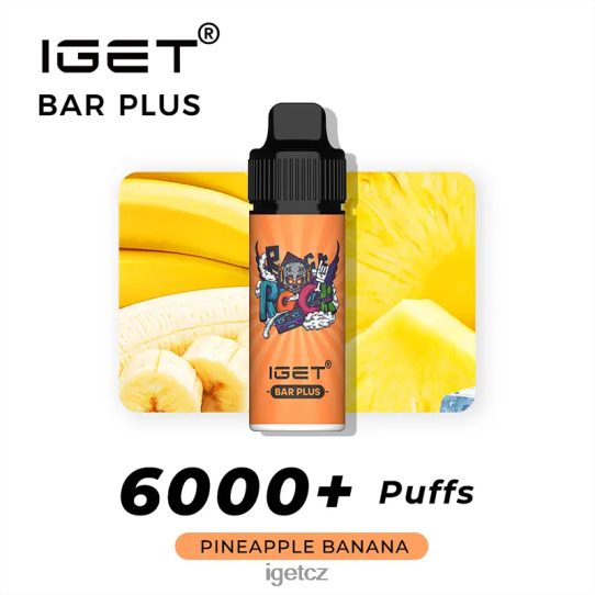 IEGT Shop bar plus - 6000 šluků 4VN8F0600 ananasový banán