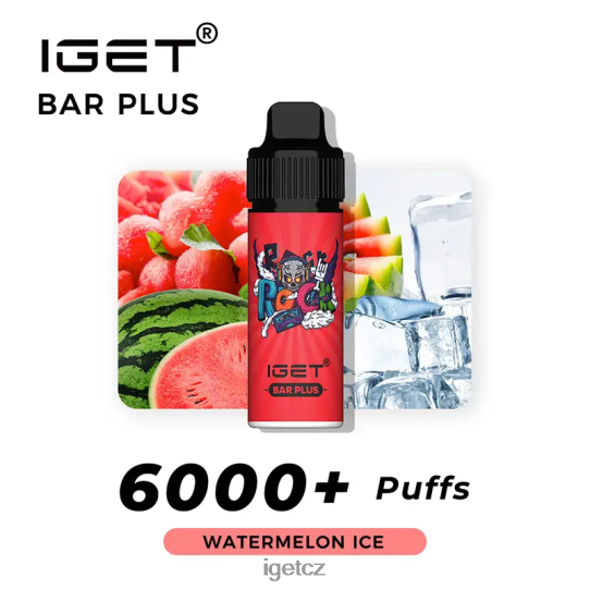 IEGT Bar Shop bar plus 6000 šluků 4VN8F0247 melounový led