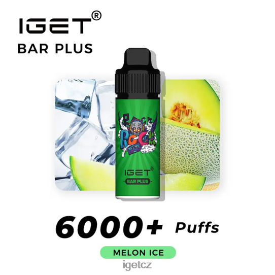 IEGT Vape bar plus 6000 šluků 4VN8F0250 melounový led