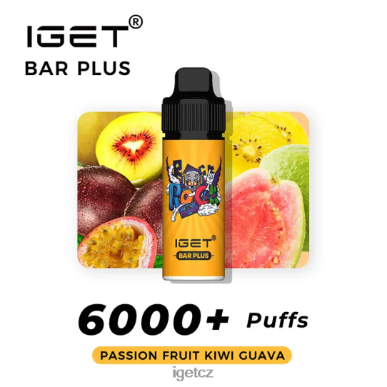 IEGT Vape Wholesale bar plus 6000 šluků 4VN8F0251 mučenka kiwi guava