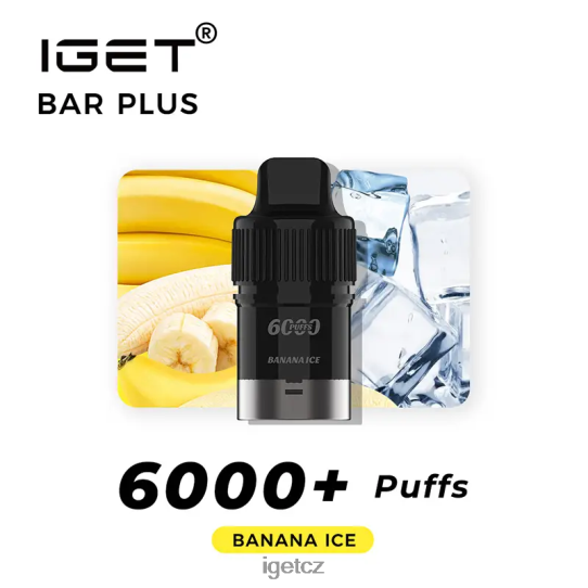 IEGT Praha bar plus pod 6000 šluků 4VN8F0264 banánový led