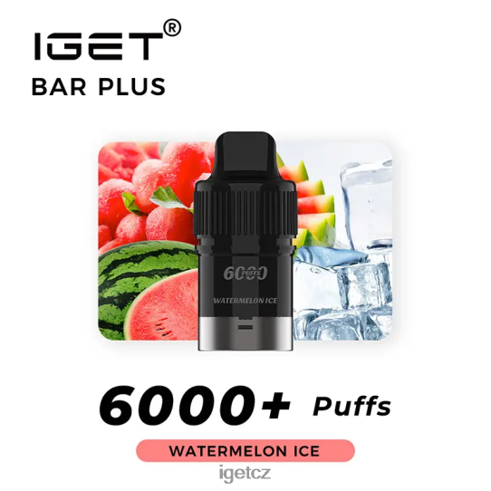 IEGT Vapes Bulk Cheap bar plus pod 6000 šluků 4VN8F0272 melounový led